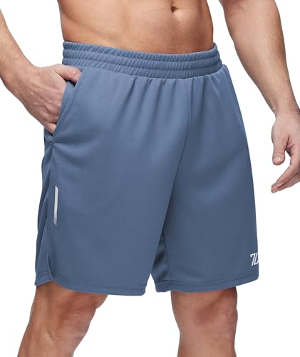 ZITY 7” Inseam Mens Athletic Running Shorts Mesh Quick Dry Gym Shorts - image 1
