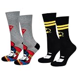 soxo Batman Socken Herren Superman Lustige Geschenke Für Männer 40 - 45 EU Set 1