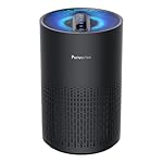 Purivortex Air Purifiers for Bedroom, Quiet Air Purifier with HEPA Filter for Pollen, Smoke, Dust, Pet Dander, Odor, Hair, Ozone Free, Covers Up to 880 Sq Ft, AC400 Black