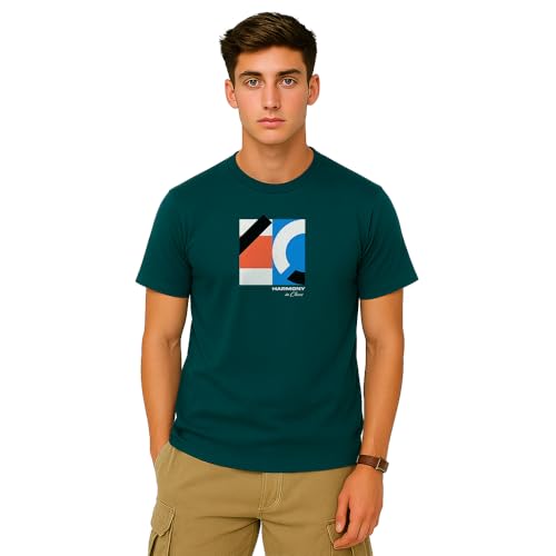 Image of Nobero Men's Regular Graphic Printed T-Shirt for Men | Soft Cotton | Classic Fit | Printed Casual Tshirt for Men