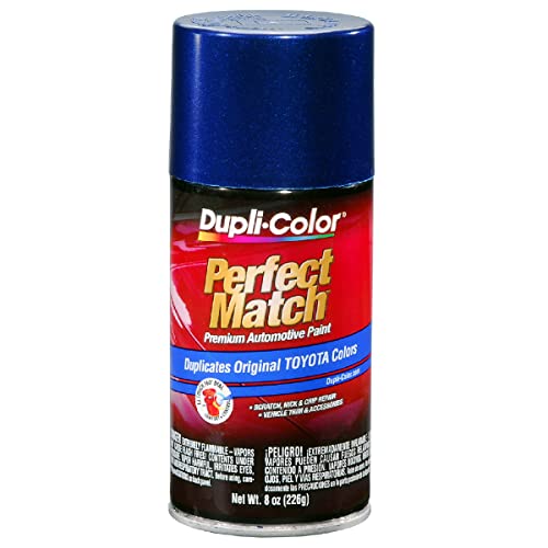 Image of Dupli-Color EBTY16127 Perfect Match Automotive Spray Paint - Toyota Stellar Blue Pearl, 8L7 - 8 oz. Aerosol Can