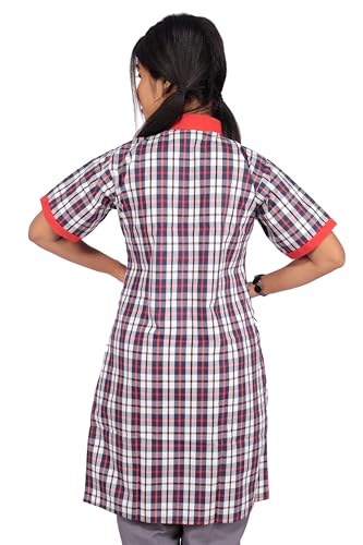 Image of D V Kendriya Vidalaya Unifrom ' Churidaar ' Size 38 to 42(Churidar and Waist Coat)