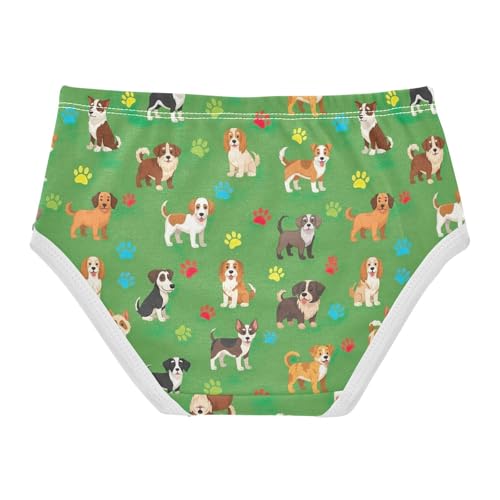 Durable Toddler Girls Underwear 2t Cotton Cute Panties Girl Colorful Cute Dogs Animal Kids Undies Briefs2