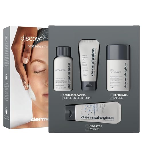 Dermalogica Discover Healthy Skin Kit - Includes: Precleanse, Face Wash, Face Exfoliator, & Moisturizer - Wash Away Impurities To Reveal Glowing Skin - Image 3