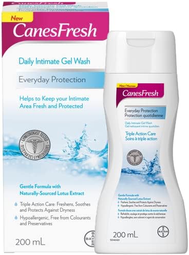 CanesFresh Feminine Wash- Everyday Protection pH Balanced Feminine Wash, Gynecologist Tested Vaginal Wash For Women, Naturally Sourced Lotus Extract, Provitamin B5, 200 mL