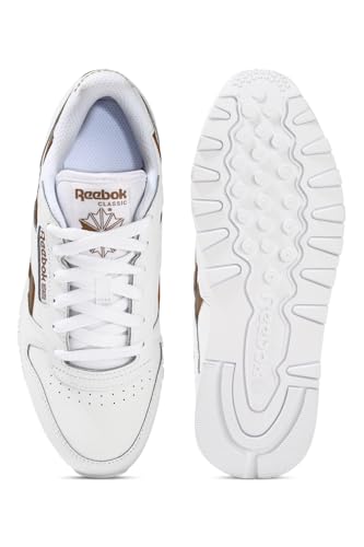 Image of Reebok Women's Classic Leather Trainers, White Trebro Ftwwht, 8.5 US