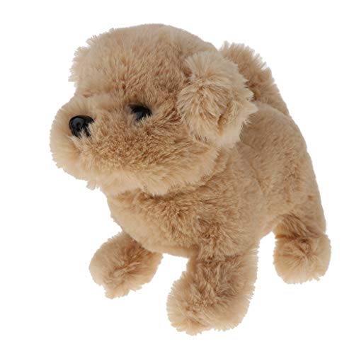 Preisvergleich Produktbild Hellery Elektronisches Hund Plüschhund mit Funktionen Pädagogisches Spielzeug für Kinder, Läuft und Bellt, batteriebetrieben