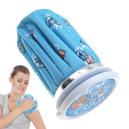 Bolsas frías reutilizables, bolsas de hielo para lesiones, de agua fría de 6 pulgadas, de calor impermeable para rodillas, espalda, hombros, brazos y piernas, cuidado de la salud