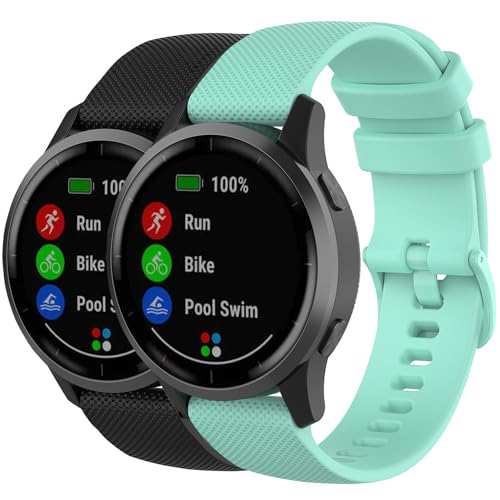 Correa silicona 22mm para Garmin Forerunner 255 2Pack miniatura 1