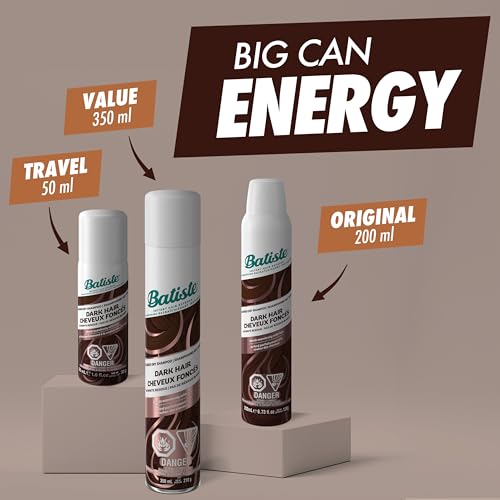 Foto von Batiste Trockenshampoo, dunkles Haar, 200 ml