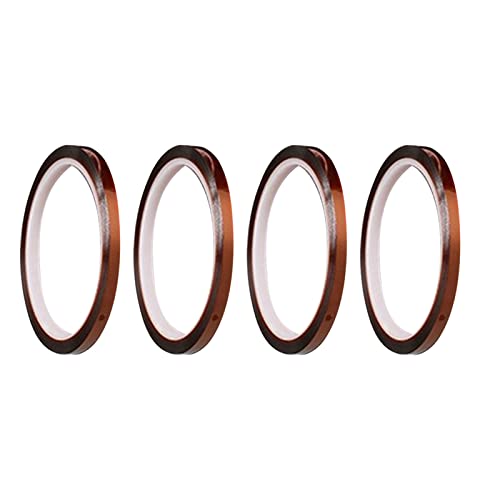 4 Rollos de Cintas Térmicas de 0,5 Cm X 3 Cintas Térmicas Aislantes de Alta Temperatura Cinta Térmica de Sublimación Cintas Térmicas Cinta Adhesiva Térmica Cinta Térmica Aislante