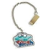 Paper House Productions Book Lover's Enamel Charm Chain & Clip Bookmark - One More Chapter