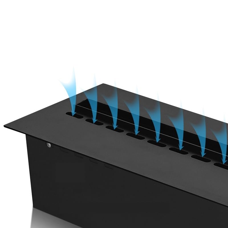 Kominek na parze wodny sztuczny kominek 3D atomizer, nordycka dekoracja, zintegrowany elektroniczny kominek, symulacja płomienia, szafka telewizyjna, nawilżacz dekoracyjny elektryczny kominek (1800mm)