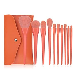 MADALIAN Loose Brush Full Set Concealer Eyeshadow Foundation Brush Beauty Tools 10 Makeup Brush Set(Color:D)