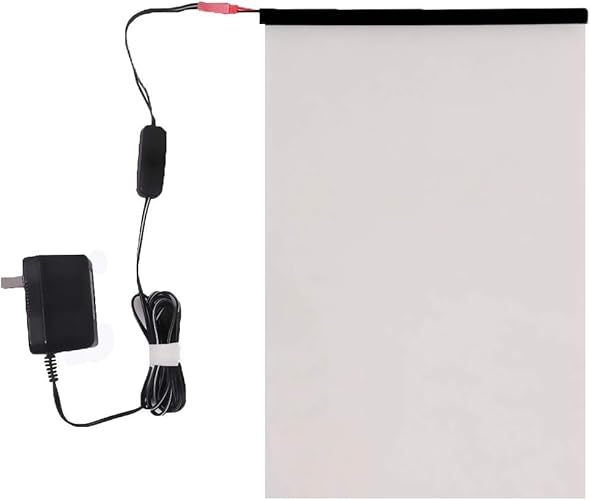 Switchable Adhesive Smart Film PDLC Electronic Smart Tint Glass Sticker for Home Office Window, 6Inch x 11.8Inch