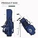 UNIHIMAL Golf Stand Bag with 7 Way Top Dividers, Lightweight Golf Bags for Men Women with Multiple Pockets, Dual Straps (Blue)
