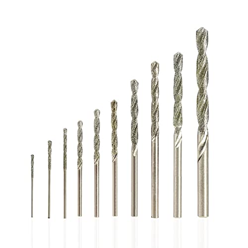 Juego de 10 brocas de taladro de giro en espiral miniatura 1