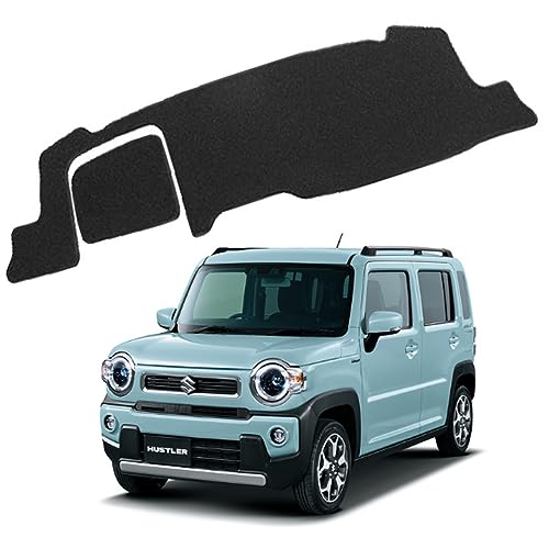 XIKER スズキ ハスラー 2代目 MR52S MR92S専用 ダッシュボードマット 日焼け防止 UVカット パーツ HUSTLER 2020年1月〜現行 ダッシュボード 保護マット映り込み軽減 目に優しい 内装 カスタム アクセサリー 3D立体成型 滑