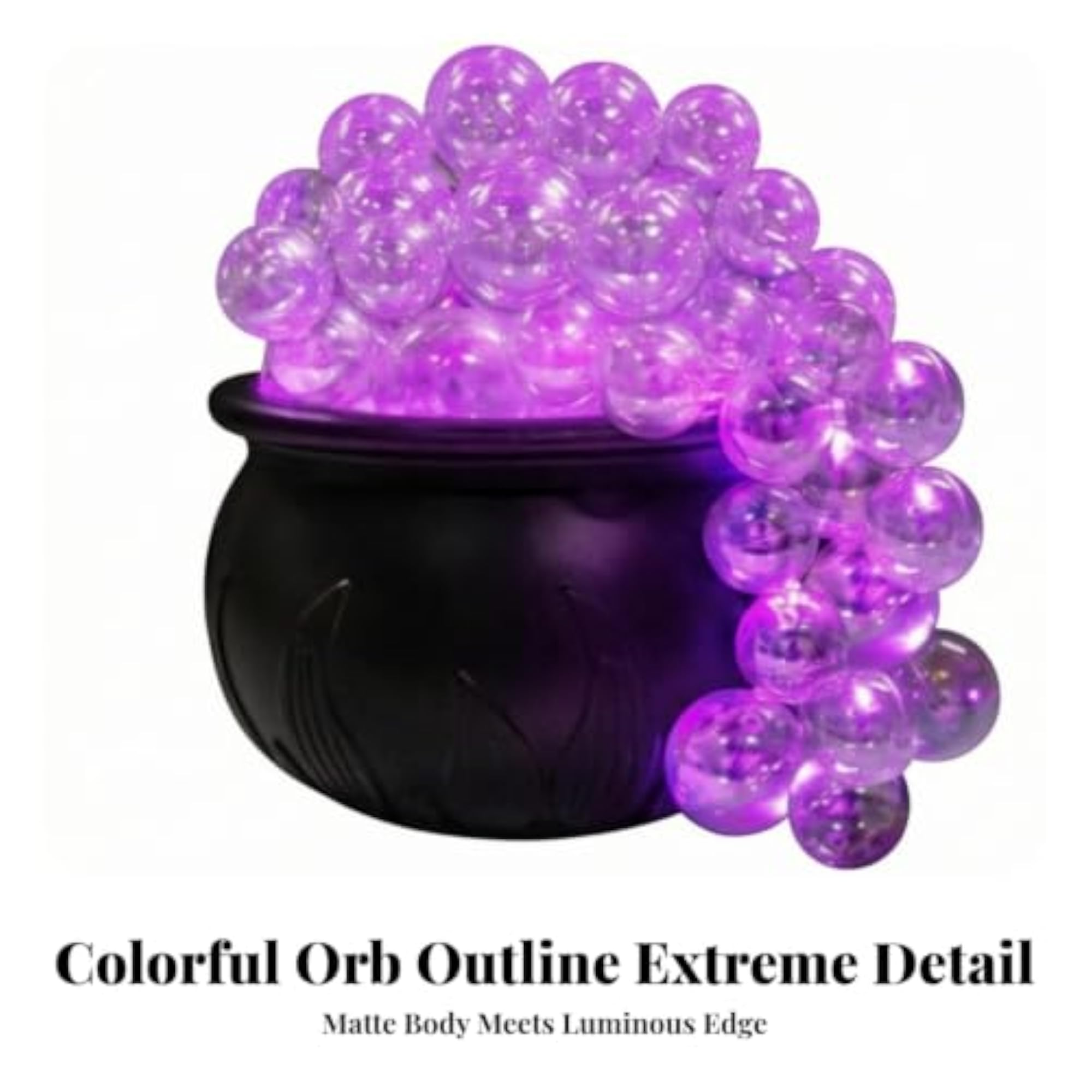 Light-up Witch Pot for Halloween Decor