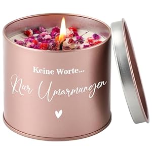 PRSTENLY Trauerkerze Duftkerze im Glas