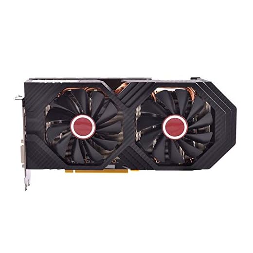 WSDSB Tarjeta De Video Fit For XFX RX 580 8GB Tarjetas De Gráficos AMD Radeon RX580 8GB 2304SP Tarjetas De Pantalla De Video GPU Desktop Computer Juego Mapa VideoCard PUBG Tarjeta gráfica Performance