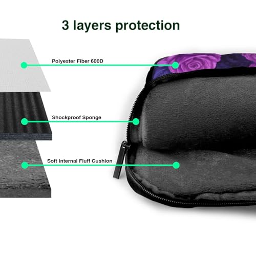 Bolsa para portátil impermeable 14 pulgadas diseño calaveras miniatura 5