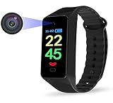 Watch Camera 1080P Wearable Camera Watch 32GB, Wristband Sports Camera Rechargeable Bracelet Camera- Time Display- 32G Memory