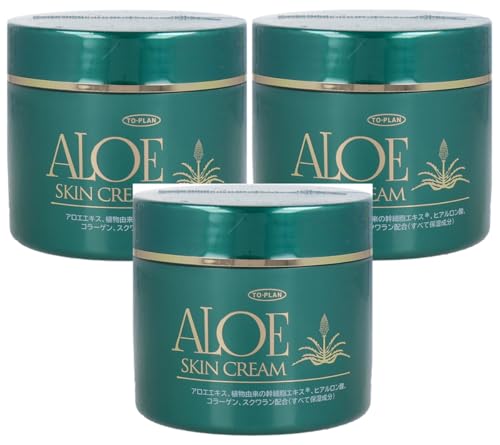 トプラン アロエスキンクリーム 180g 薬用アロエクリーム 250g 化粧水 1000mL (アロエスキンクリーム 180g 3個セット)