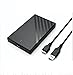CARE CASE 1 TB Portable External Hard Drive USB 3.0, Compatible with PC, Mac, Laptop, PS4, Xbox, iPad, Tablet, Mobile (Black)