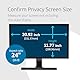 Kensington, 24 Zoll (61 cm) Computer-Datenschutzbildschirm für Desktop, 16:9 Widescreen-Monitor, FP240W9 Anti-Blendung und Blaulicht-Reduktions-Computer-Datenschutzfilter, Matte und glänzende
