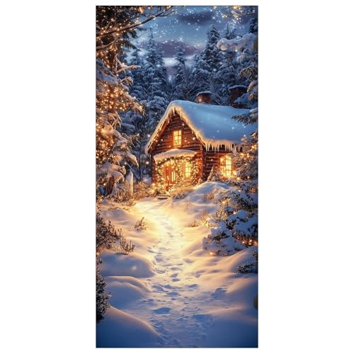 Generisch Weihnachts Türdeko mit Santa Rentier, Stoff Weihnachts...