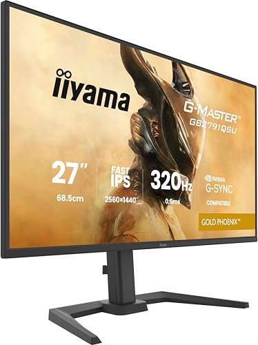 iiyama G-Master Gold Phoenix GB2791QSU-B1 QHD Fast IPS Gaming-Monitor