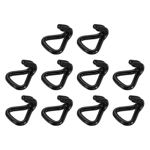 Crochet double en J 7.5mm pour sangle de 25mm lot de 10 pièces de rechange pour remorque