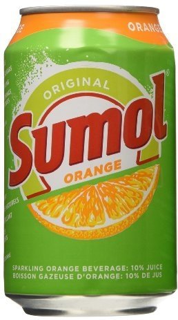 SUMOL Sparkling Orange Beverage 12 oz. (6 pack)