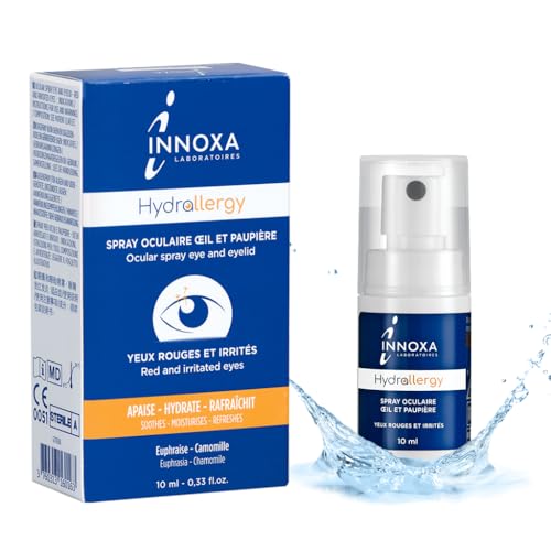 INNOXA Laboratoires – Augenspray für Rote und gereizte Augen – Allergien, Reizungen, Juckreiz – Sofortige Linderung – Sanfte und einfache Anwendung – 10 ml