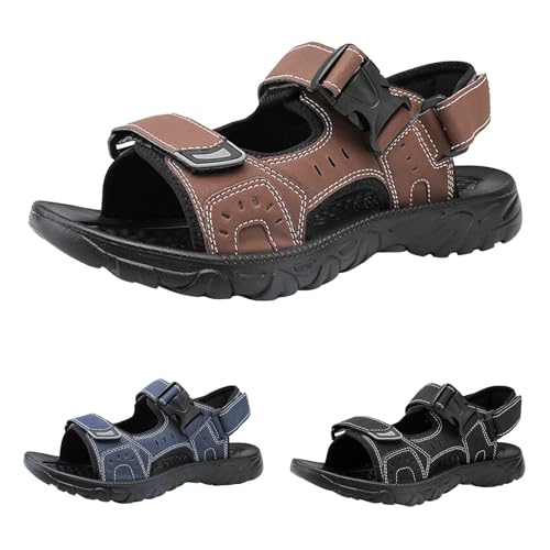 Men Orthopedic Sport Sandals Shoes with Soft Cushion Comfortable Walking Sandal Arch Support Wide Width Summer Orthotic Athletic Slides2