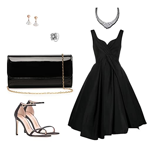 Image of Women Patent Leather Wallets Fashion Clutch Purses Evening Bag Many colors Handbag