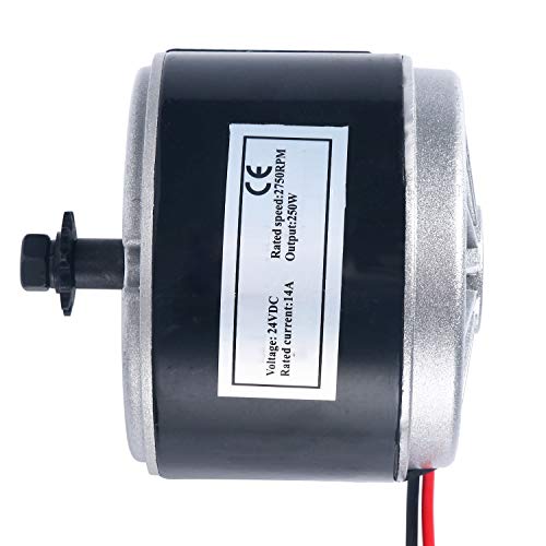 HYDDNice 24V DC Permanent Magnet Electric Motor Generator 250W 2750RPM Electric Motor Brushed for Wind Turbine E Scooter Drive Speed Control - Thumbnail 7