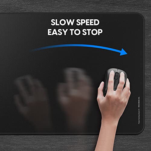 Image of Pulsar - Parabrake XXL Esports Level Premium Gaming Mouse Pad v2 - Braking Slow Speed Pad Stitched Edge Superfine Microfiber 35 x 16in (XXL, Black)