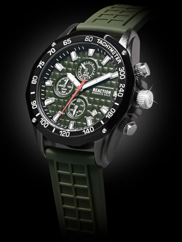 Image of Kenneth Cole Reaction Digi-Analog Black Dial Watch for Men - KRWGP0070601