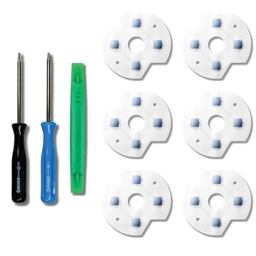 SOSS GAMING® D-Pad Conductive Film Replacement Kit for Xbox One - 6-Pack - Fixes and Repairs Faulty Dpads Buttons - Compatible with Standard, S, Series X/S, Elite Series 1 & 2 Controllers image 2