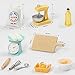 SAMCAMI Miniature Dollhouse Accessories - Dollhouse Furniture 1 12 Scale - Mini Stuff for Dollhouse Kitchen - Stand Mixer, Kitchen Scale, Flour, Rolling pin and Others