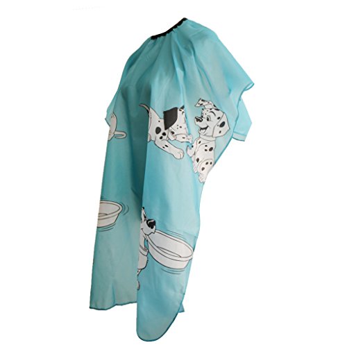 MagiDeal Adjustable Children Hair Cutting Hairdressing Cape Silk Barber Cloth Gown