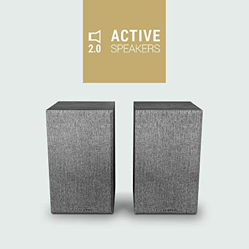 Energy Sistem Studio Monitor 2 Bluetooth Jeu de 2 Enceintes Actives de bibliothèque 2.0 Chaîne Haut-Parleur Actif 2.0, Bluetooth 5.0, 50 W, Subwoofer, Entrée Optique TOSLINK, Port HDMI Arc - Les Beatles, Paul McCartney, John Lennon, RIngo Starr, George Harrison Energy Sistem Studio Monitor 2 Bluetooth Jeu de 2 Enceintes Actives de bibliothèque 2.0 Chaîne Haut-Parleur Actif 2.0, Bluetooth 5.0, 50 W, Subwoofer, Entrée Optique TOSLINK, Port HDMI Arc – Image 3