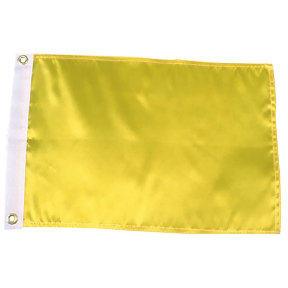 Drapeau SeaChoice 78261 jaune 12x18 évite les erreurs de communication entre navires