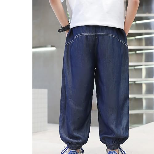 Boys Baggy Jeans Kids Casual Straight Denim Jogger Trousers Fall Casual Loose Stretchy Pants with Pockets2