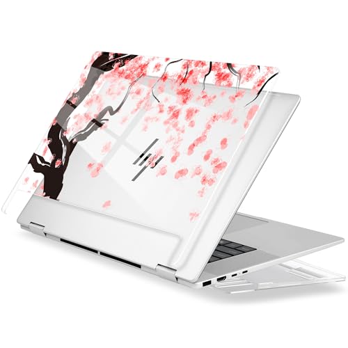 Batianda Case for HP Envy x360 16-inch 2-in-1 Laptop 2024 Cherry Blossoms