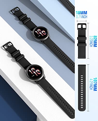 MoKo Strap Compatible with Garmin Vivoactive 4S/Venu 4 41mm/3S/2S/Forerunner 265S/255S/255S Music/Vivomove 3S - Image 3