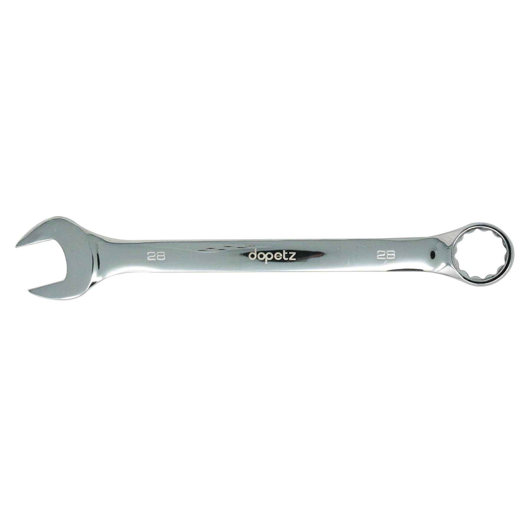 Dapetz ® 28mm Combination Spanner Open End Spanner Chrome Vanadium Steel Metric Wrench Spanner Hand Tool