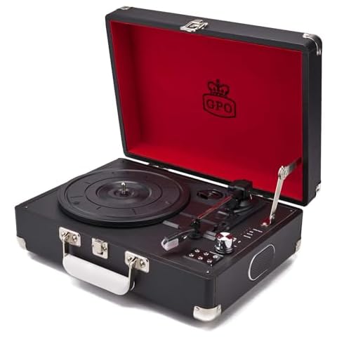 GPO Platine vinyle Attache Noir Cover
